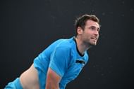 Quentin Halus at the 2024 Australian Open.